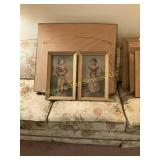 Pair of Framed Gainsborough-Style Child Prints