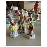 Three occupied Japan figurines