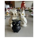 Three owls