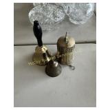Three brass bells no clappers
