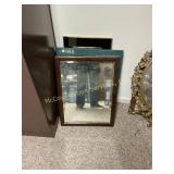 Lot of 3 Mirrors, Wood Frame & Ornate Gold