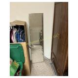 Full Length Mirror, Silver Metal Frame