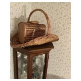 Flower basket and sewing wicker case