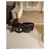 Early Japan donkey with cart
