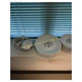 Kenmark Pink Rose China Service for 8, New Kensing
