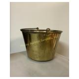 Antique Hayden Waterbury Brass Bucket with Bail He