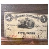 RARE Circa 1862 Currency, hand signed