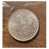 Circa 1884-O Uncirculated Morgan Silver Dollar