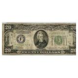 1934 $20 Federal Reserve Note Atlanta F Series