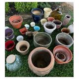 Lot of 33 Various Sized Pots. ALL FOR ONE BID