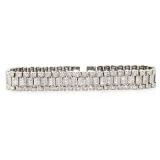 NO RESERVE 7 Ct Moissanite Silver Bracelet