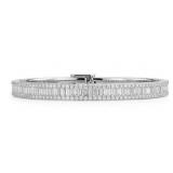 NO RESERVE 6 Ct Moissanite Titanium Bracelet