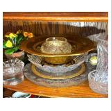LARGE LOT Crystal Items (contents of Display Case)