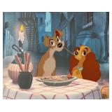 DISNEY LADY AND THE TRAMP Sericel Limited Art