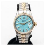ROLEX WATCH with Tiffany Blue Face