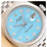 Aqua Blue Rolex