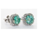 2.44 Ct Diamond 2.75 gram 14K Earring