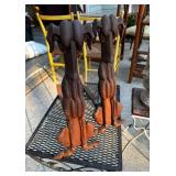 Fireplace Iron Dog Log Holder