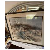 ORIGINAL Rebecca Hilley Painting.  'Lonesome Road'