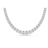 NO RESERVE 16 Ct Moissanite Titanium Necklace