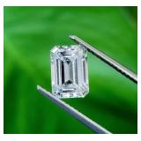 1 Carat Certified Emerald Lab Grown Diamond