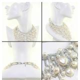 NO RESERVE4MM Chandelier Pearl Necklace