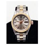 14k and stainless ROLEX WATCH