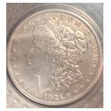 1921 Morgan dollar