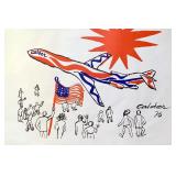 ALEXANDER CALDER 1976 Braniff Flying Colors