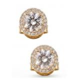 FINE JEWELRY  1.82 Ct Diamond 14K Earring