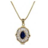 NO RESERVE 2.52 Ct  Lab DiamondTitanium Necklace