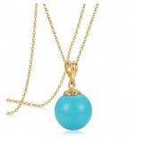 NO RESERVE. Silver Turquoise Necklace