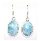 NO RESERVE 12 Ct Turquoise  Silver Earring