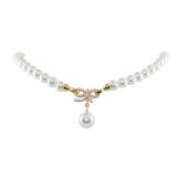 NO RESERVE.  1.41 Ct Silvery 7MM Pearl Necklace