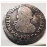 RARE Circa 1797 Charles IV