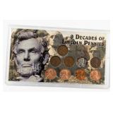 NO RESERVE.  9 Decade of lincoln Pennies