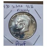 Proof 1970 silver Kennedy!