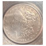 1921 Morgan dollar