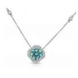 FINE JEWELRY  2.46 Ct  Lab Diamond 14K Necklace
