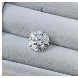 3 Carat Certified Round Lab Grown Diamond