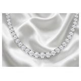 FINE JEWELRY  18 Ct Lab Diamond Titanium Necklace