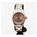 ROLEX Oyster Perpetual PINK ROSE 14k Yellow Gold