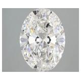 3 Carat Certified Oval Diamond with CERTIFICATE