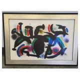 Joan Miro Original Stone Lithograph VIII COA