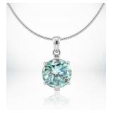 NO RESERVE 2 Ct Lab Diamond Silver Necklace
