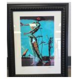 Salvador Dali ''BURNING GIRAFFE Limited Edition