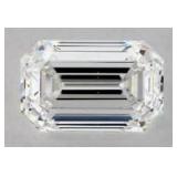 DIAMOND 3 Ct Lab Emerald cut with CERT