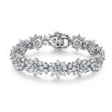 NO RESERVE 16.55 Ct Lab Diamond  Titanium Bracelet