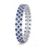 FINE JEWELRY  12 Ct Lab Diamond, Titanium Bracelet