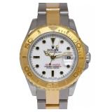 Rolex Yacht-Master 18k Gold Ladies 29mm Watch